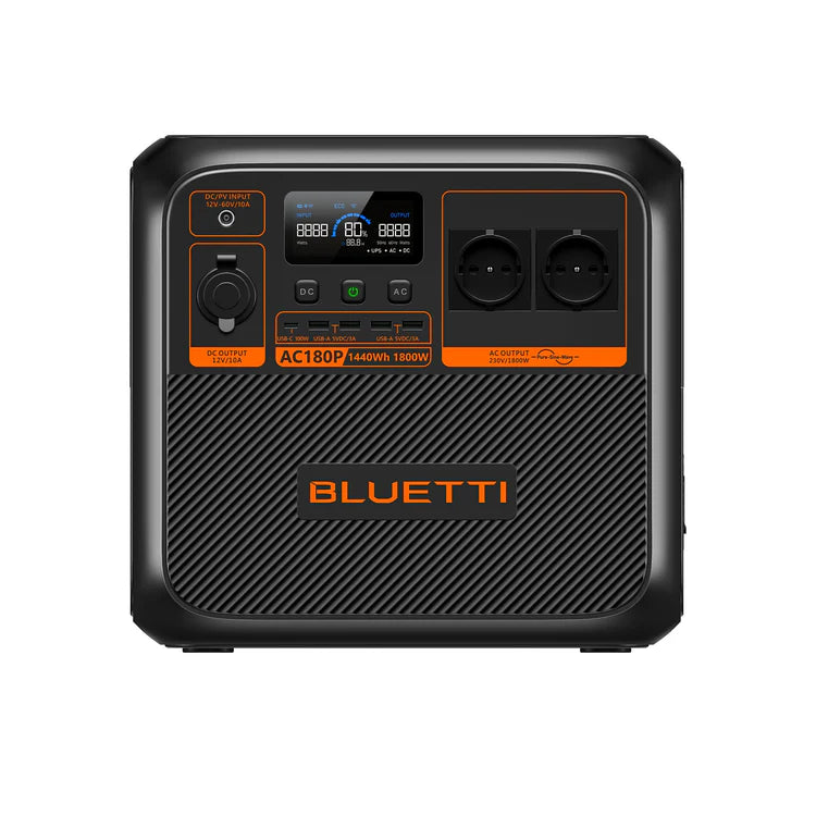 Bluetti AC180P – Zuverlässiges Kraftwerk (1800W | 1440Wh)