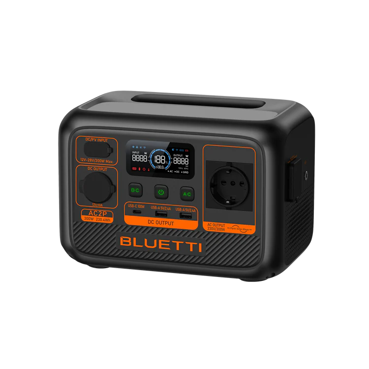 Bluetti AC2P – Zuverlässiges Kraftwerk (300 W, 230,4 Wh)