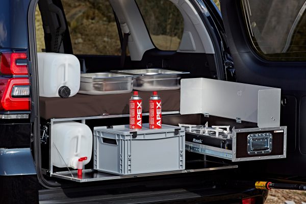 QUQUQ FlatBox – Campervan-Modul für Landcruiser & Discovery 3+4