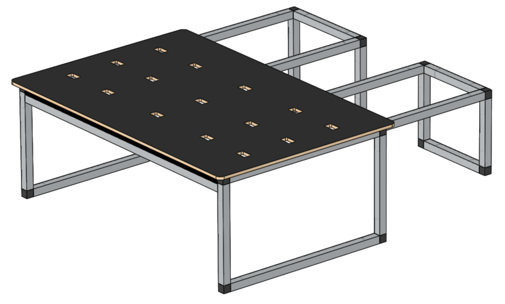 FLIP Adventure Bed - Campervan module with lots of storage space