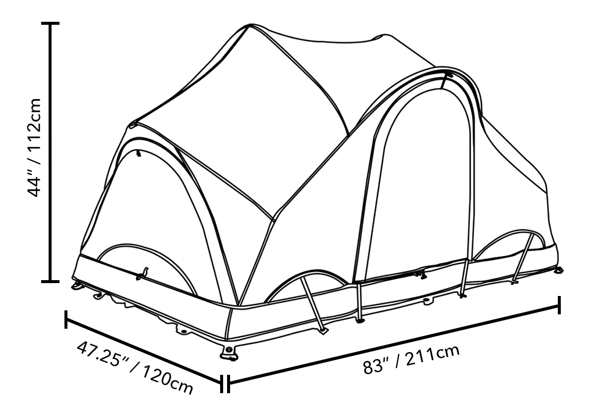 C6 Rev Zelt – 2-in-1-Dachzelt