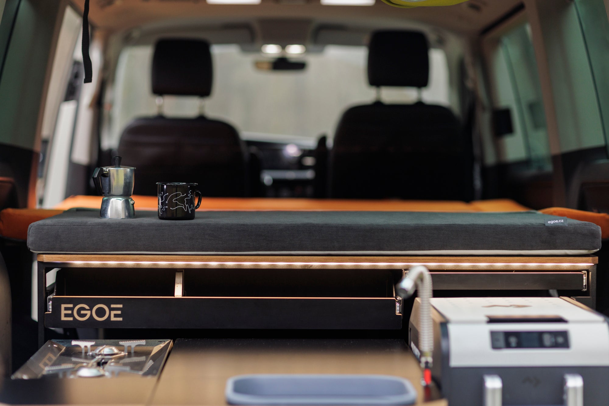 EGOE Nestbox Roamer 2.0/490 - För t.ex. VW Transporter, multi mm.