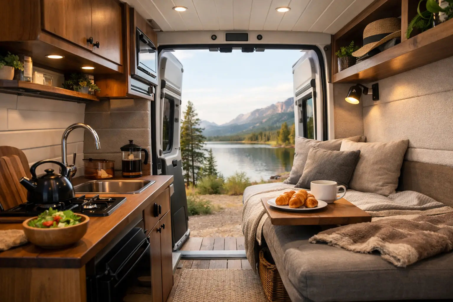 Sådan indretter du en campervan rigtigt