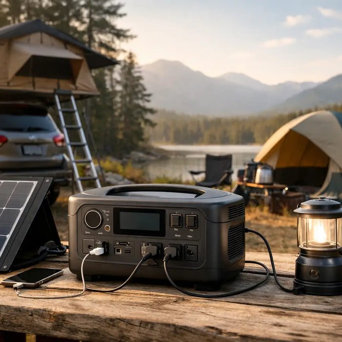 Power station til bilcamping og off-grid