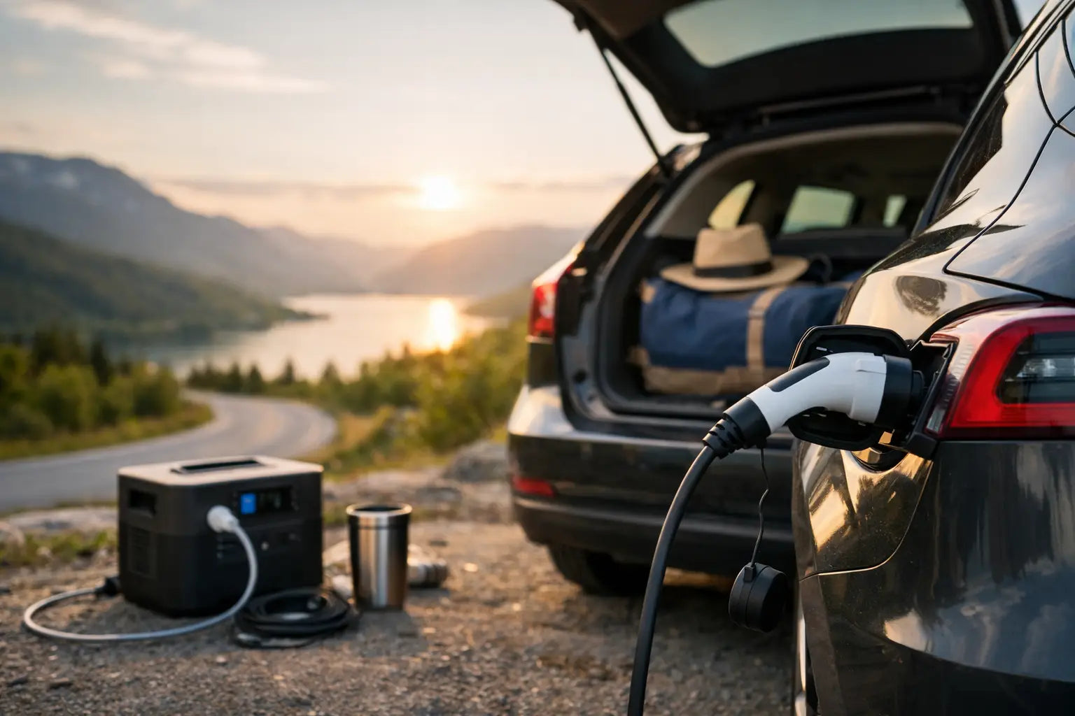 Guide til strøm på roadtrip i din bil