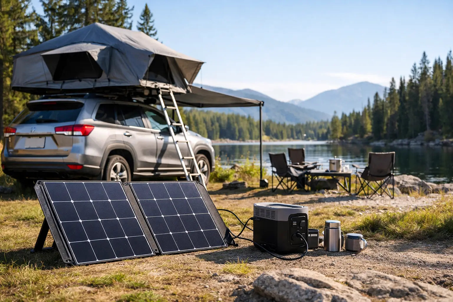 Guide til mobil solenergi til bilcamping