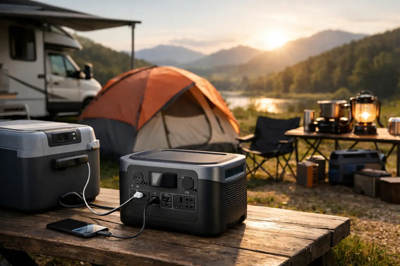 De bedste power stations til camping i 2026