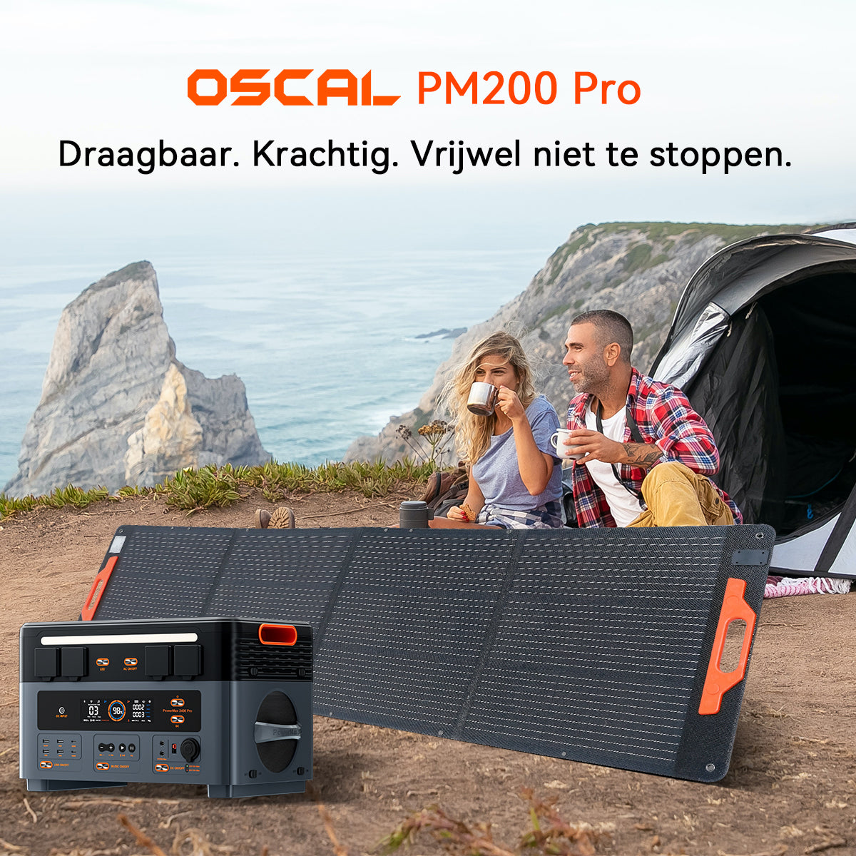 OSCAL PM200 Pro Solcelle panel