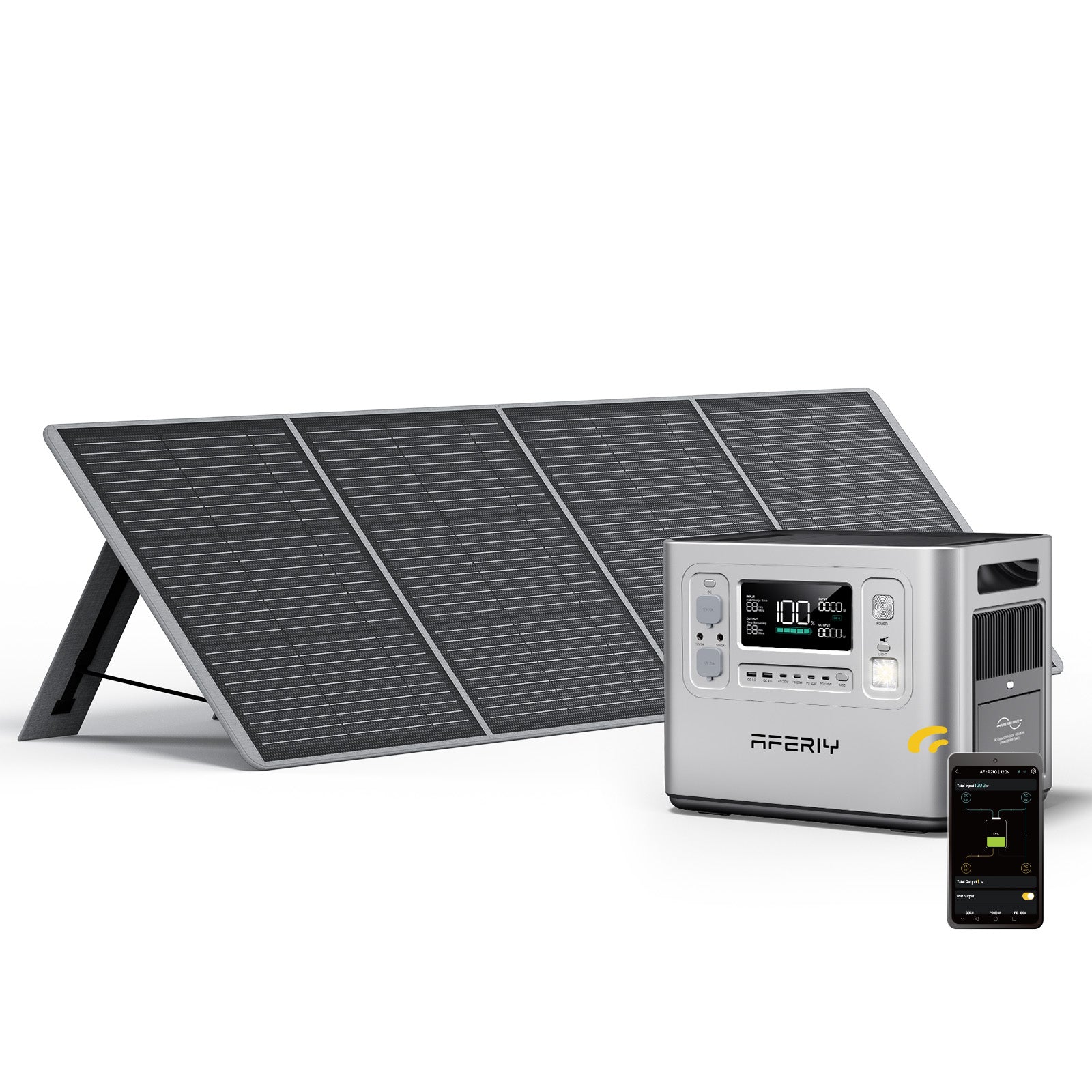 AFERIY P210 Transportabel Power Station 2400W 2048Wh