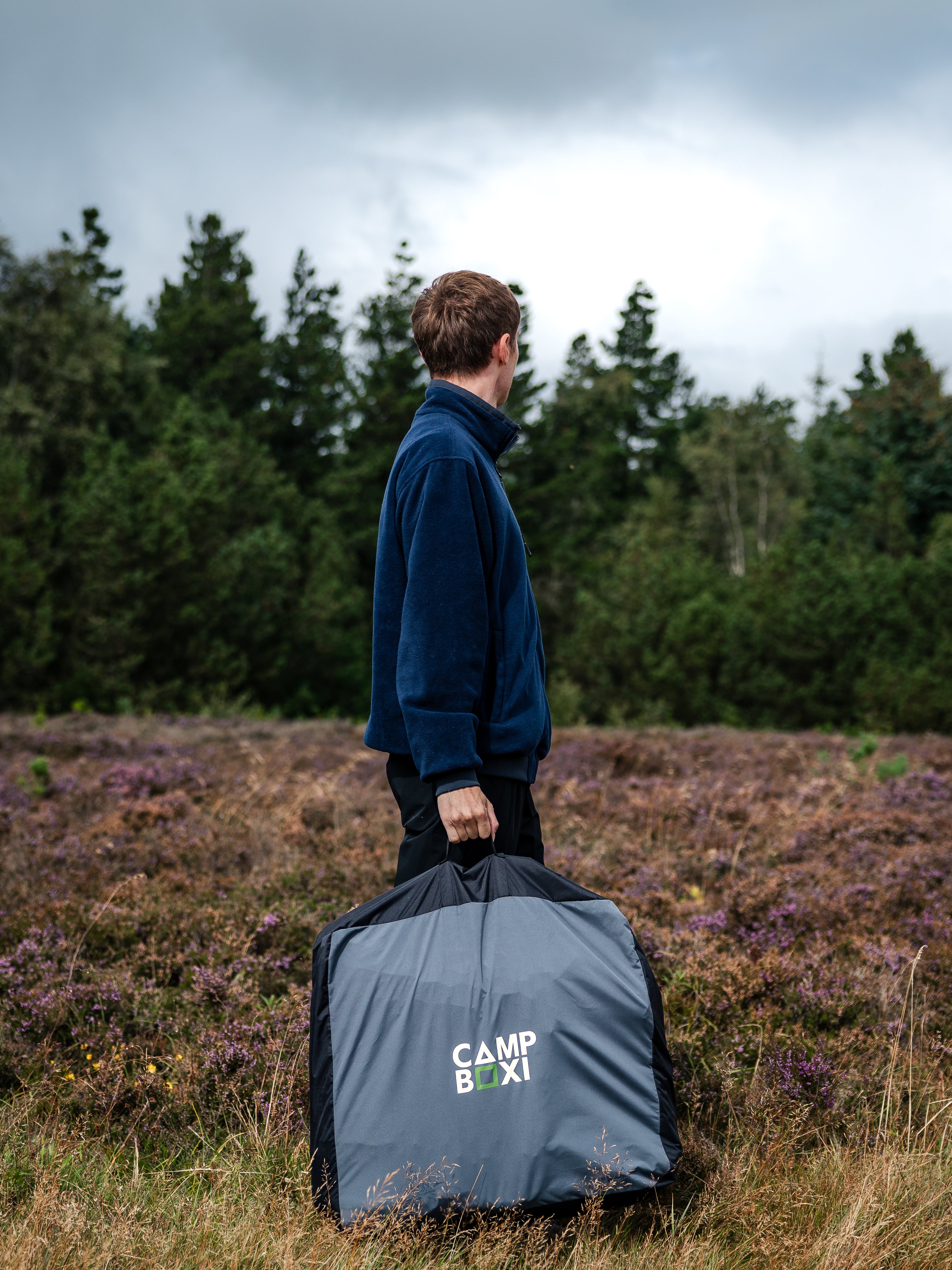 CampBoxi LUX Air - Luksus selvoppustelig bilmadras med integreret pumpe