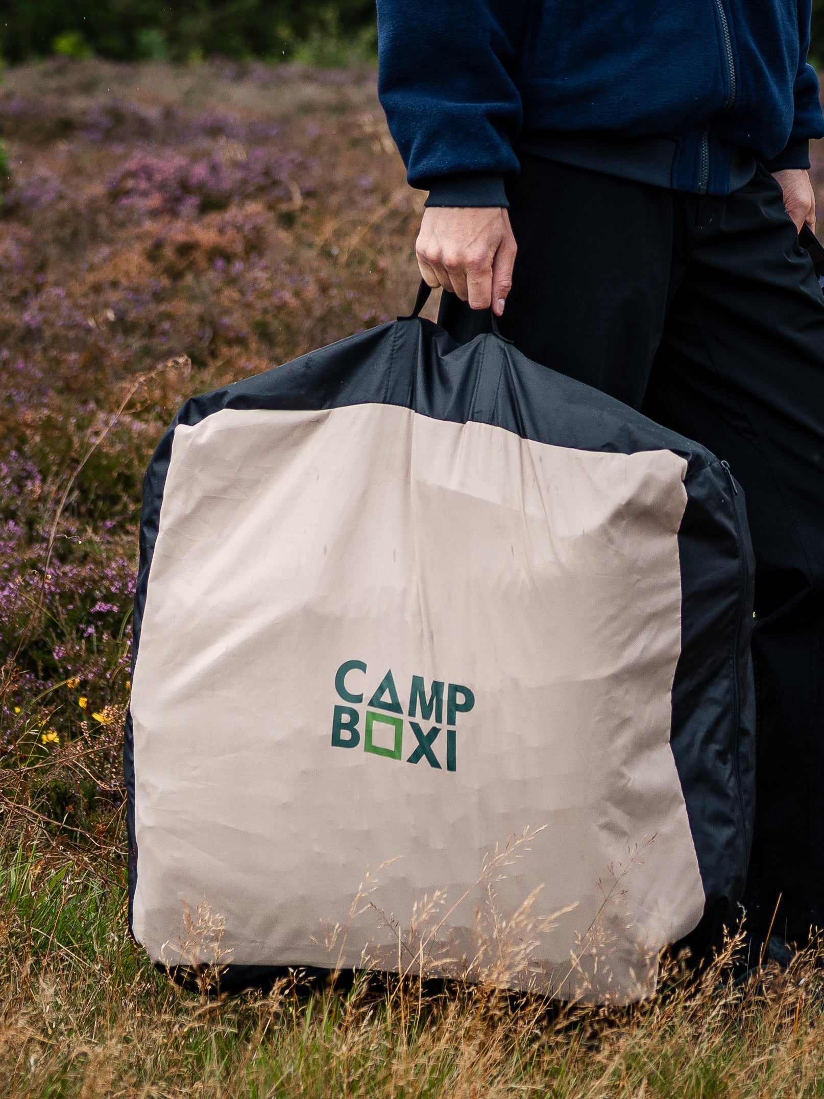 CampBoxi LUX Air - Luksus selvoppustelig bilmadras med integreret pumpe