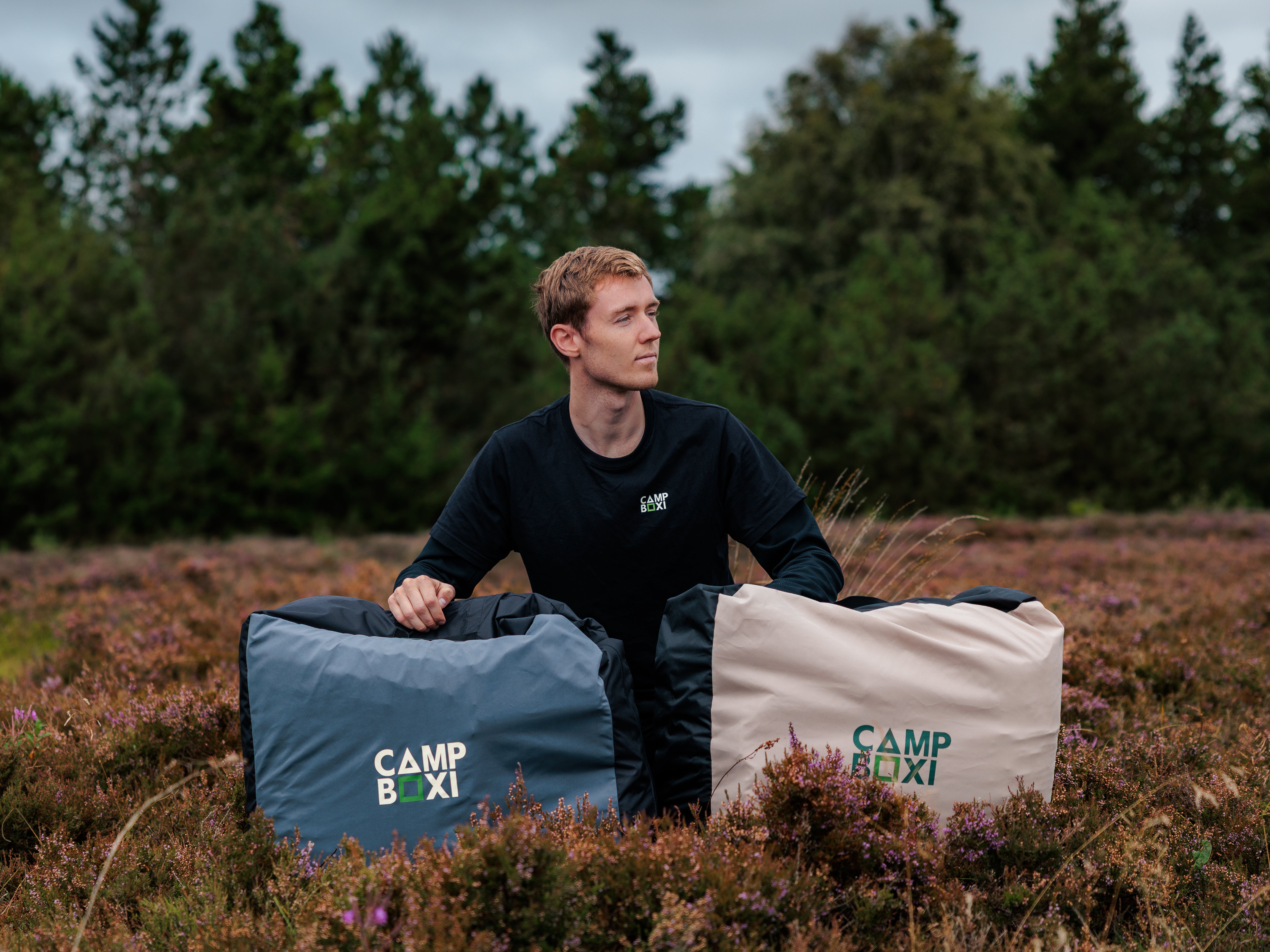 CampBoxi LUX Air - Luksus selvoppustelig bilmadras med integreret pumpe