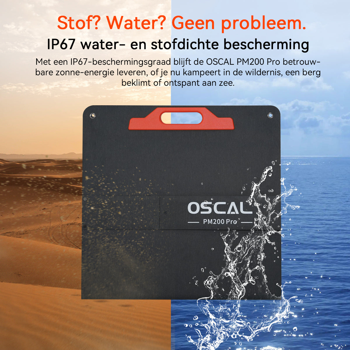 OSCAL PM200 Pro Solcelle panel