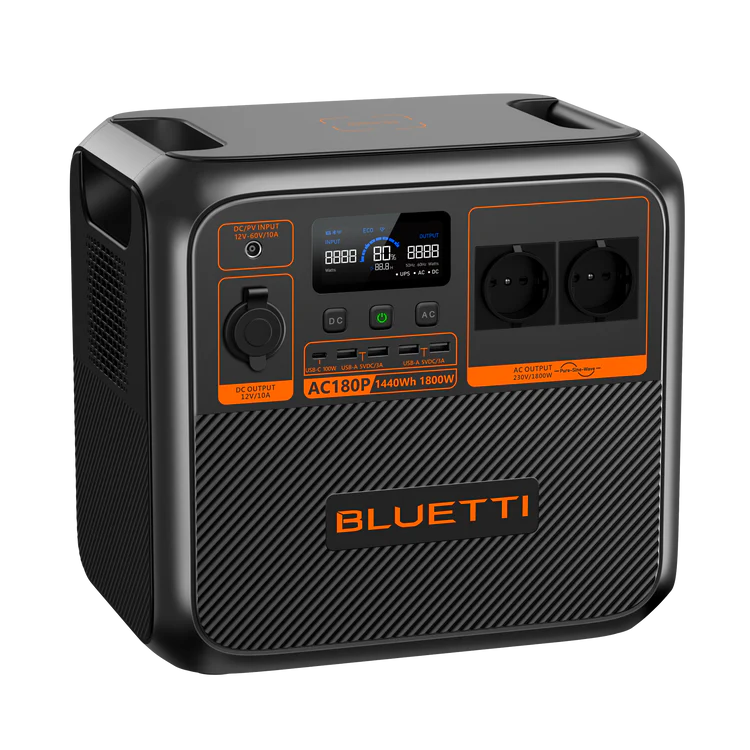 Bluetti AC180P - Pålidelig Power Station (1800W | 1440Wh)