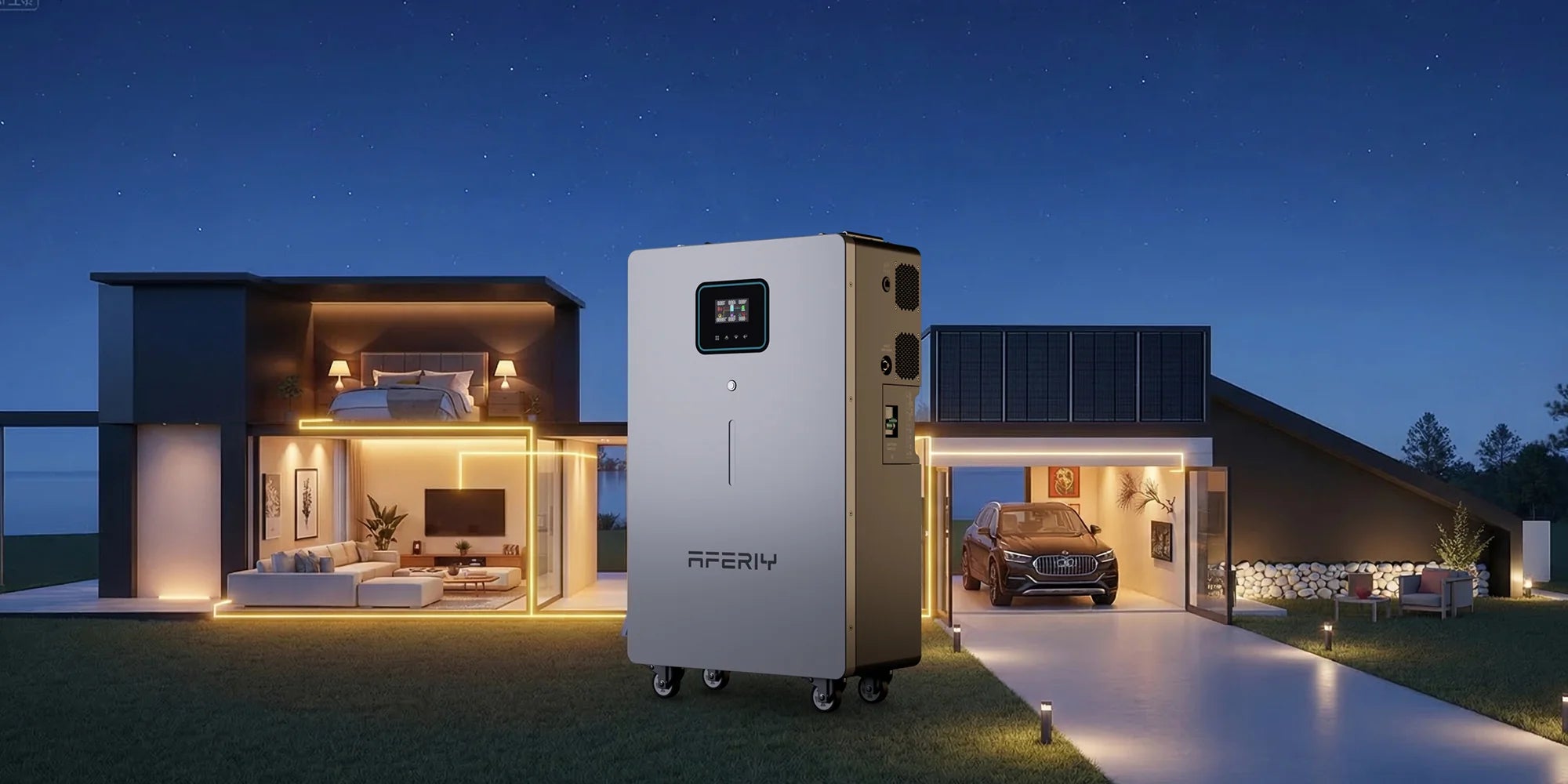 AFERIY PH062 Batterilagring til hjemmets solenergi| 6200W 5.12kWh