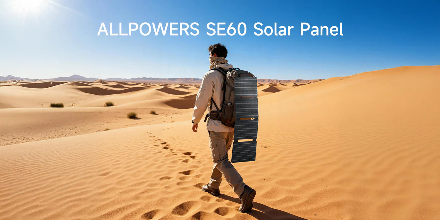 ALLPOWERS SOLAX SE60 Solcelle panel 60W