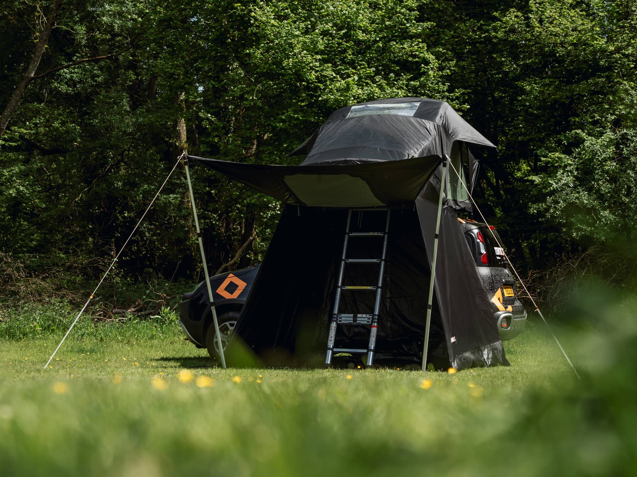 pod zelt TentBox Lite 2.0 Living Pod – Markise für Ihr Dachzelt — Offgridconnection