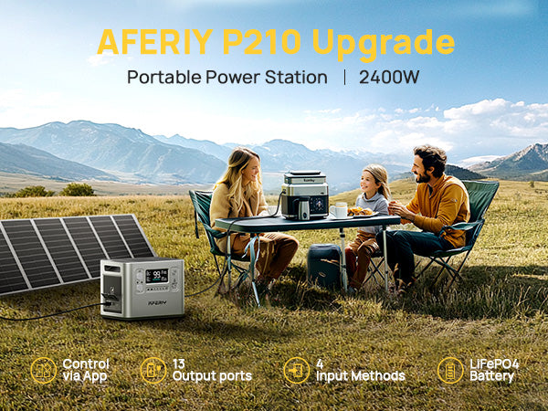 AFERIY P210 Transportabel Power Station 2400W 2048Wh