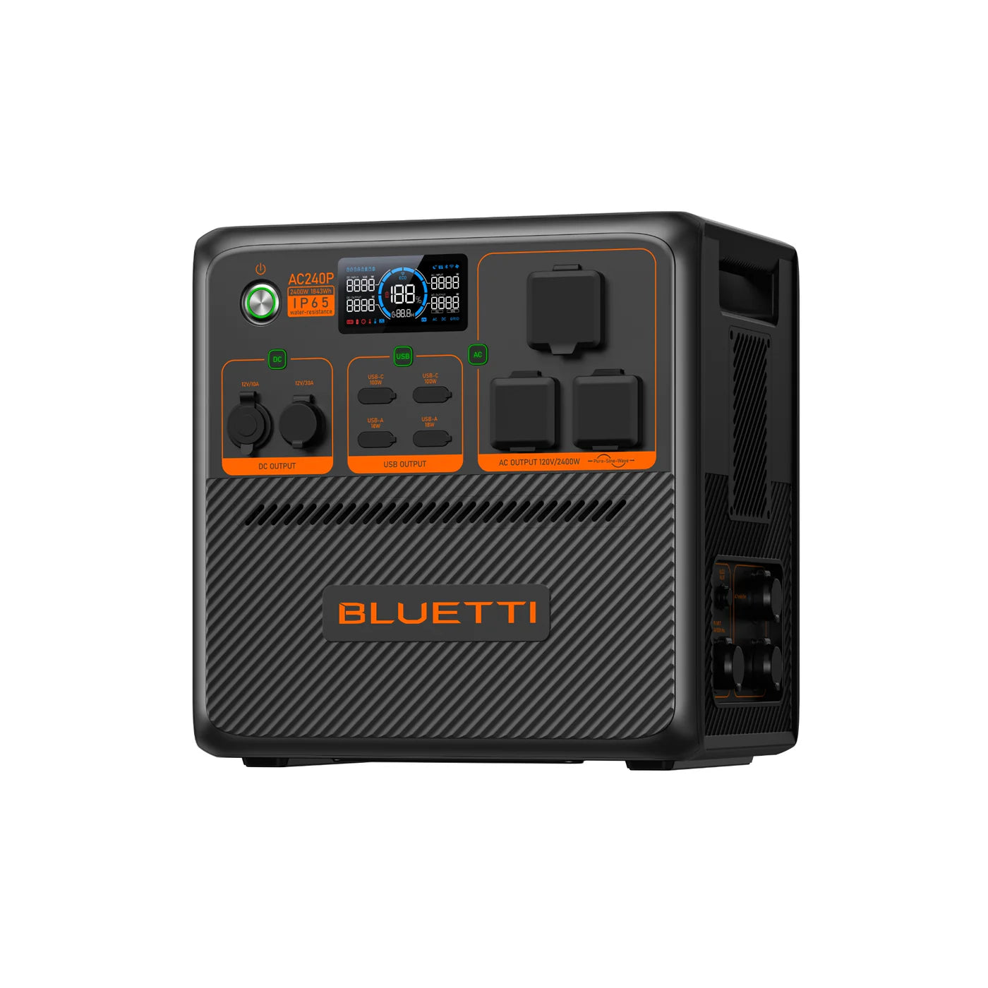 Bluetti AC240P - Pålidelig Power Station (2400W 1843Wh)