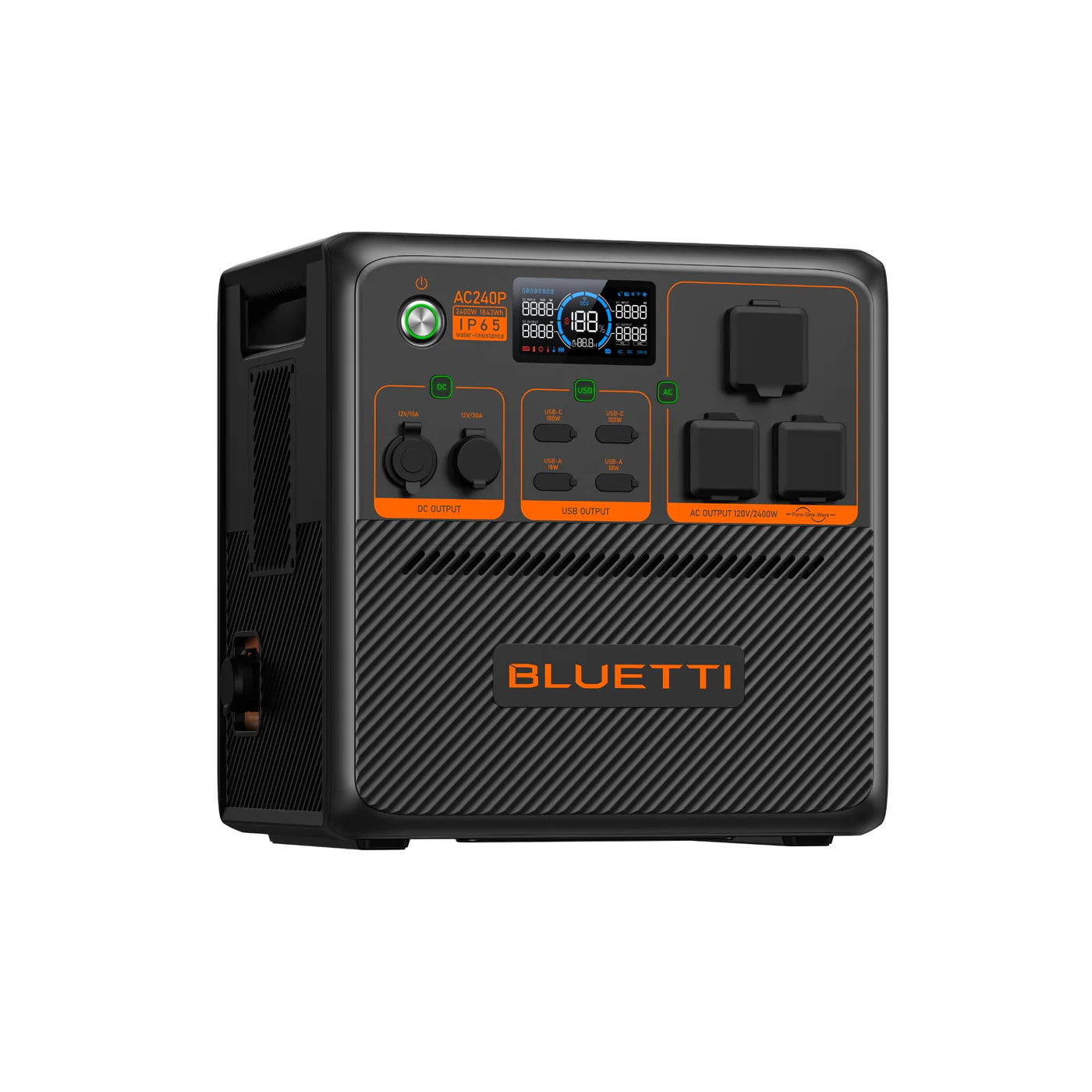Bluetti AC240P - Pålidelig Power Station (2400W 1843Wh)