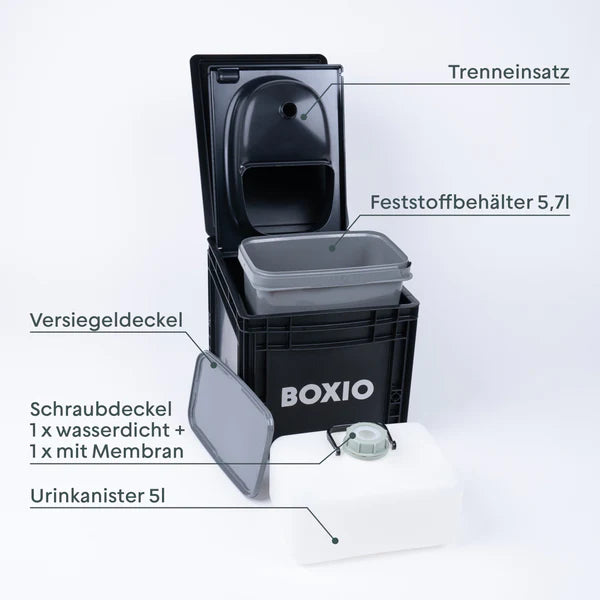 BOXIO - TOILET Plus - Toilette mit Starterset