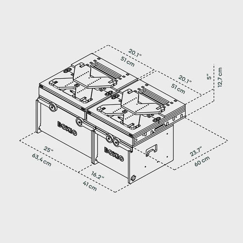 BOXIO RACK BOX + BED BUNDLE