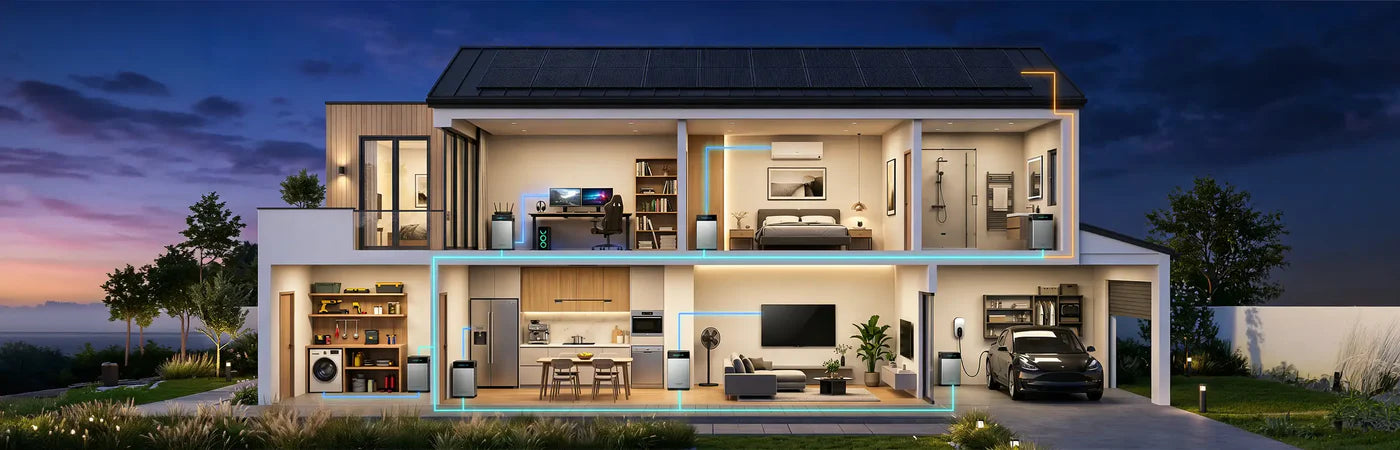 ALLPOWERS BS2500 PRO Plug-and-Play smart energilagring til hjemmet