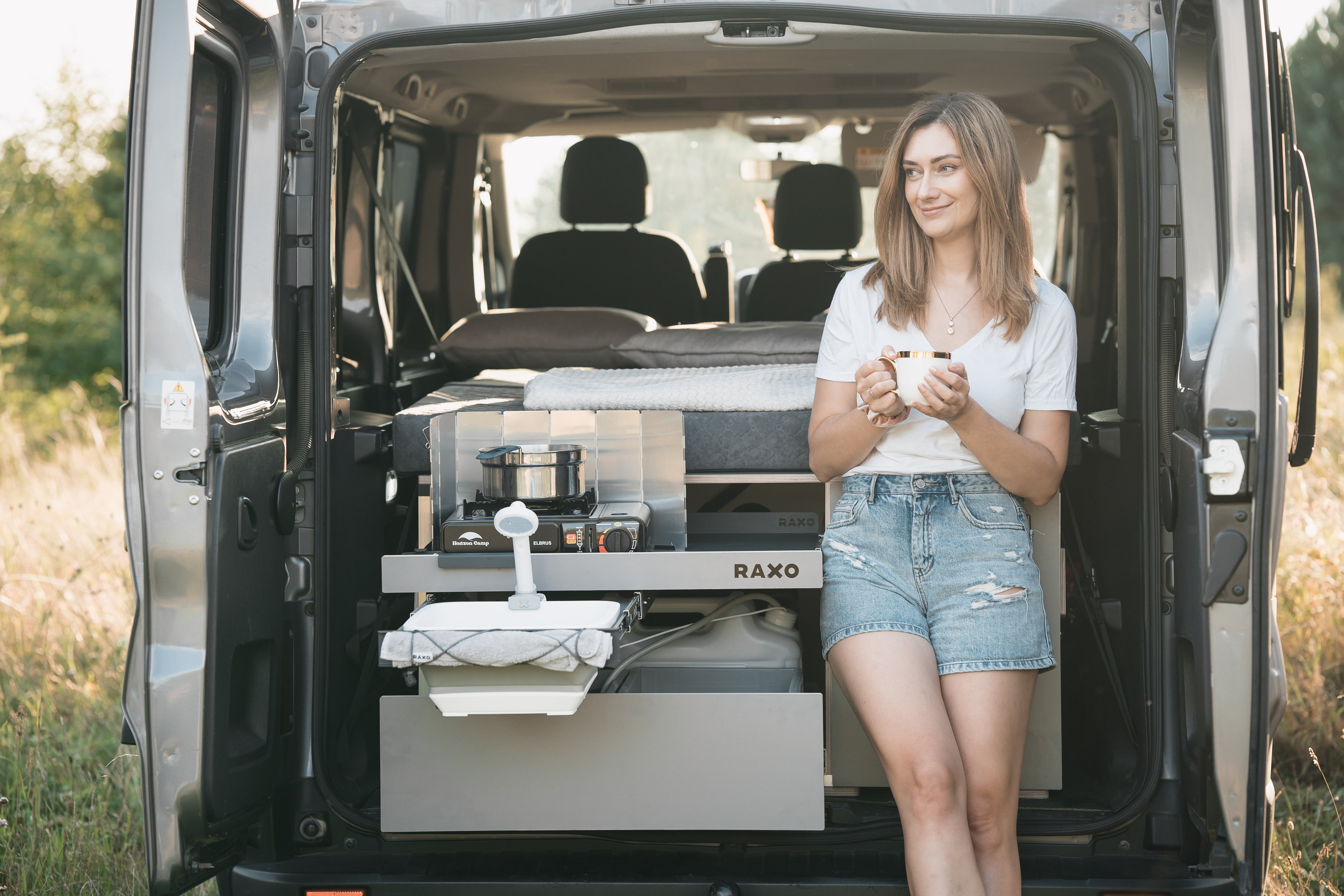 RAXO Base Campervan Module - Transform your car into a comfortable and functional campervan