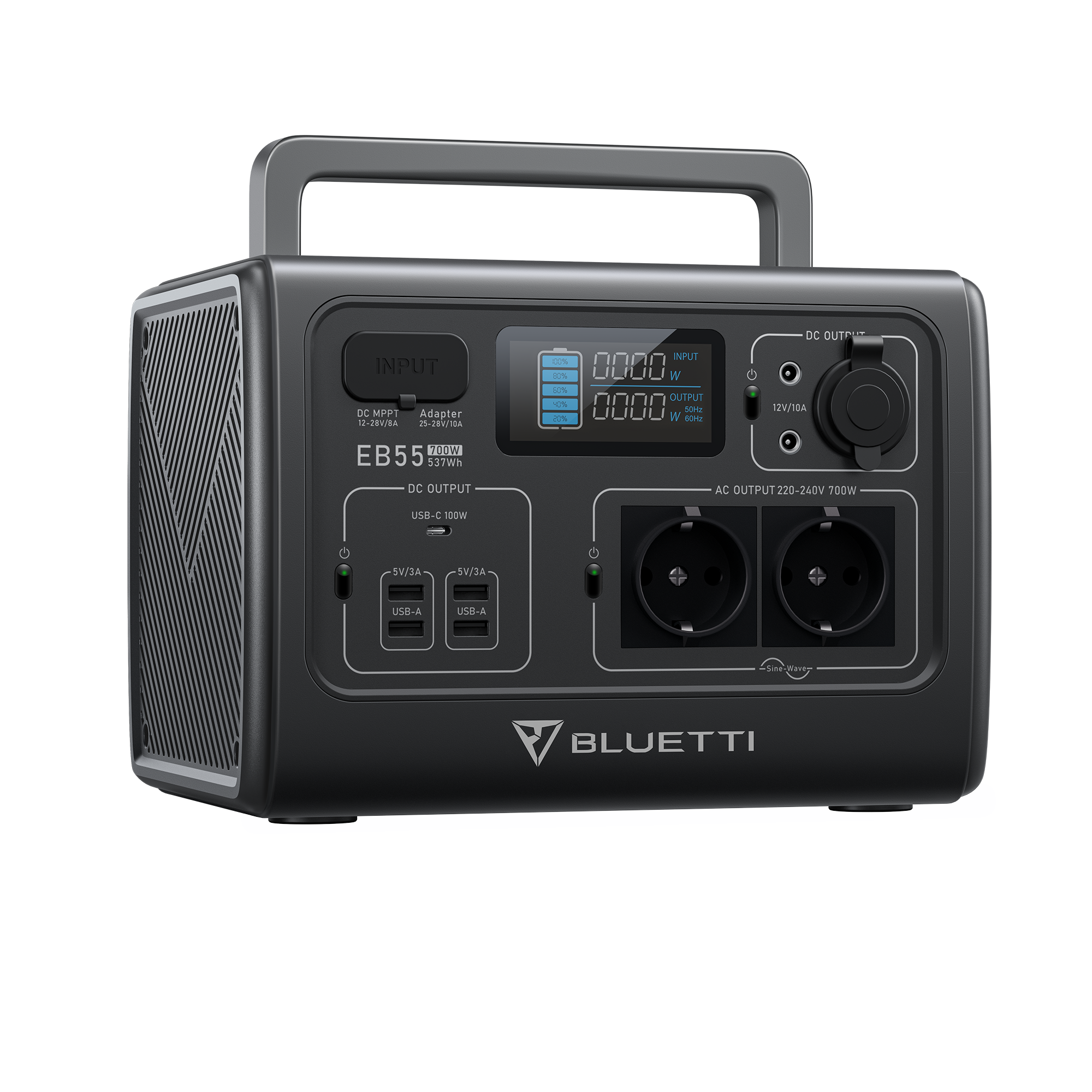 Bluetti EB55 700W 537Wh - Portable Power Station for any purpose