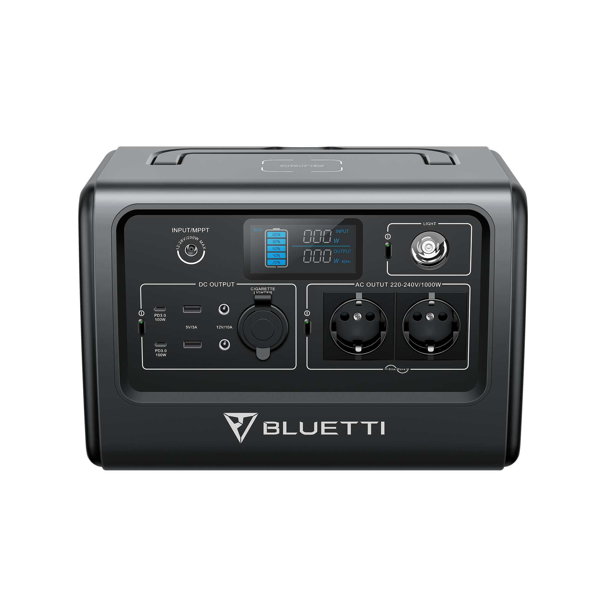 Bluetti EB70 1000W 716 Wh Portable Power Station - Powerful and Portable Energy