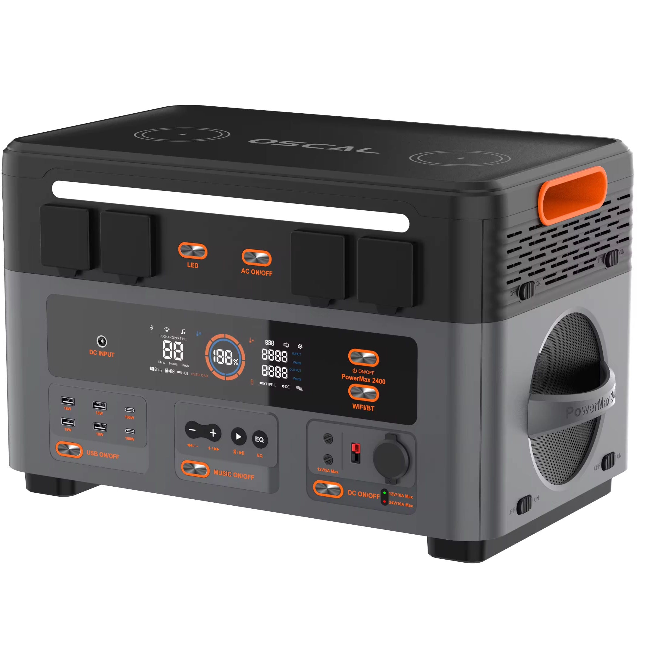 OSCAL PowerMax 2400 Pro Power station (2,016Wh to 22,176Wh)