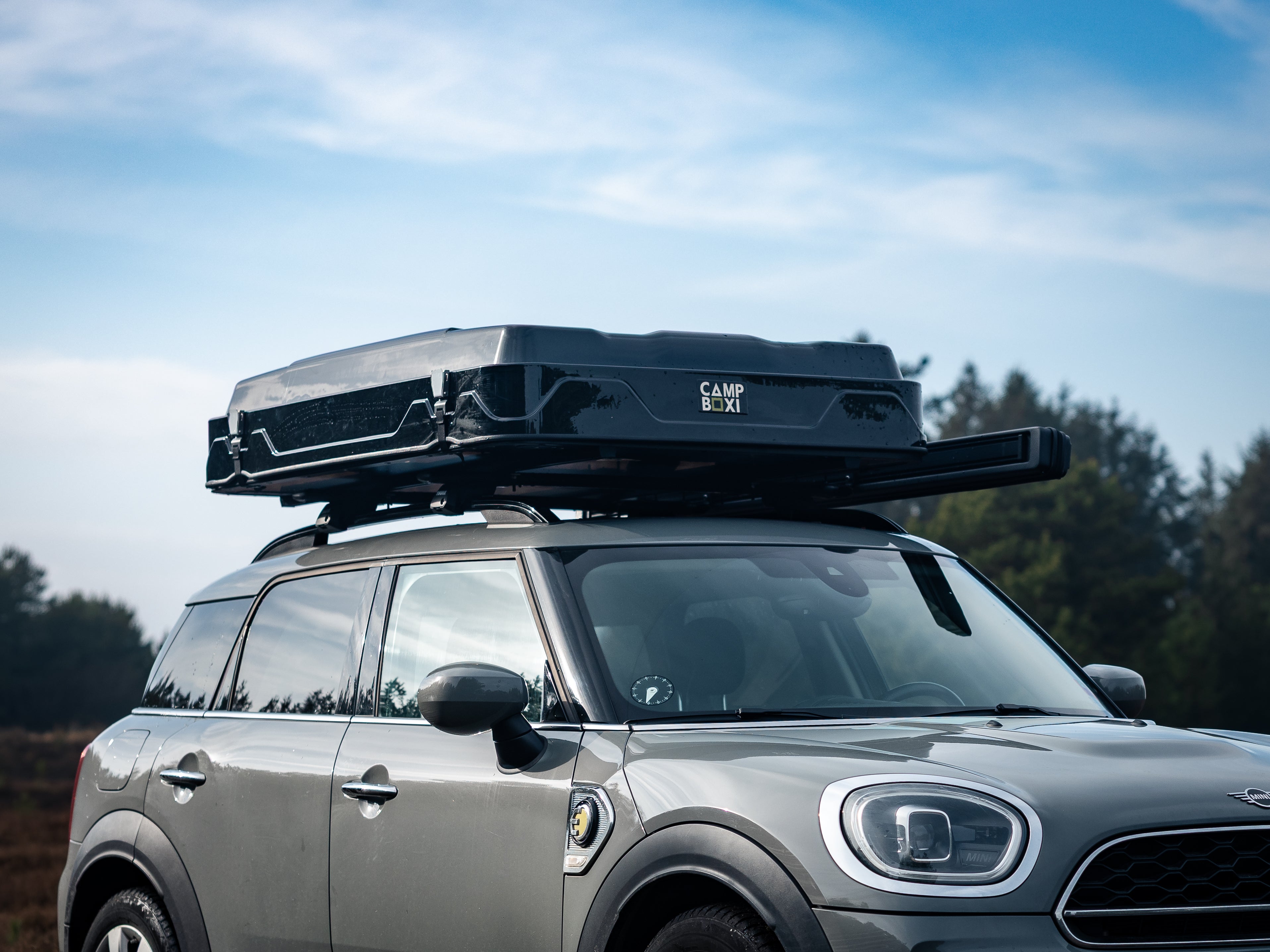 CampBoxi Nest 160 roof tent - All-in-one roof tent | Hydraulic opening | integrated window bars | comfort mattress
