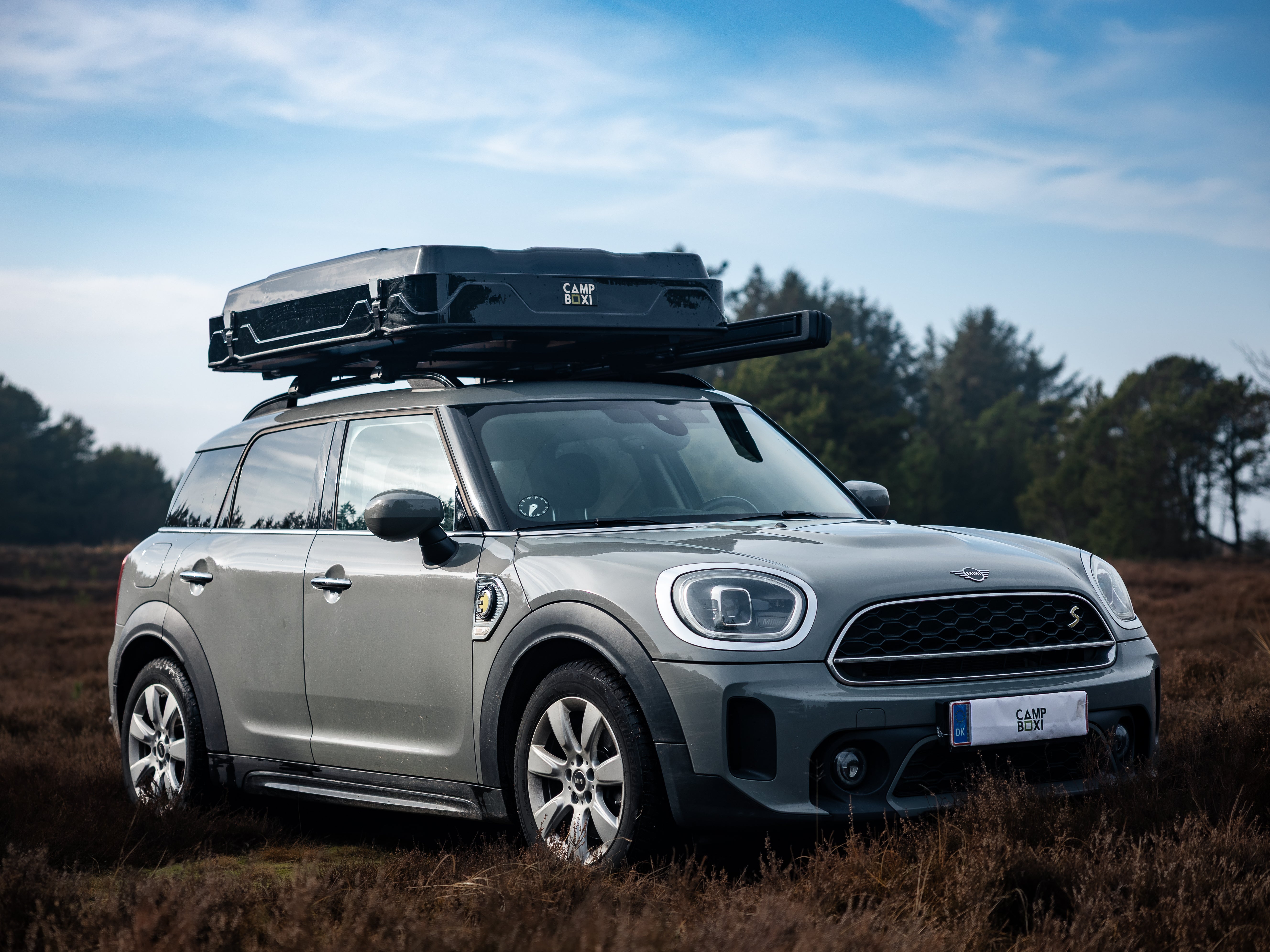 CampBoxi Nest 160 roof tent - All-in-one roof tent | Hydraulic opening | integrated window bars | comfort mattress