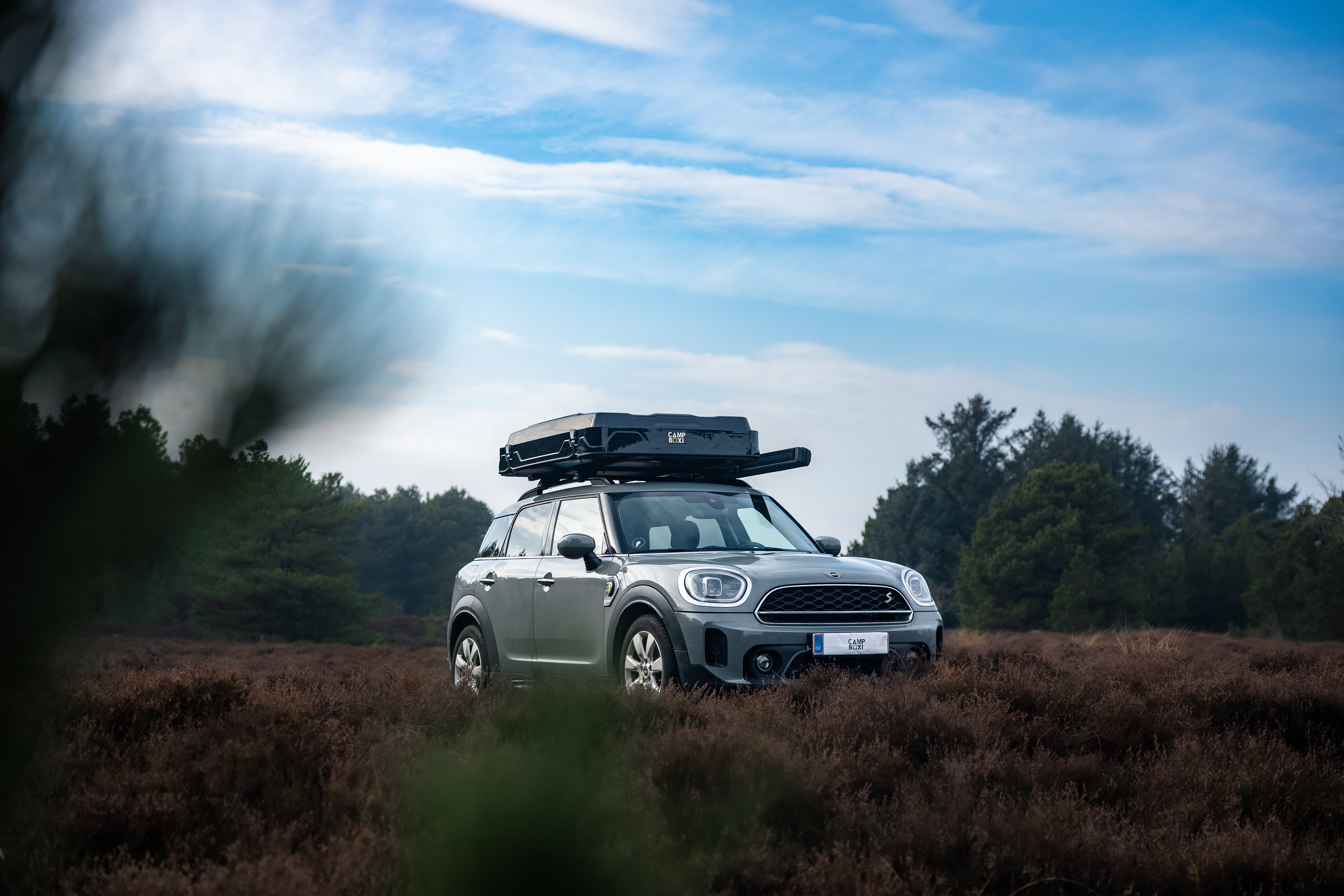 CampBoxi Nest 160 roof tent - All-in-one roof tent | Hydraulic opening | integrated window bars | comfort mattress