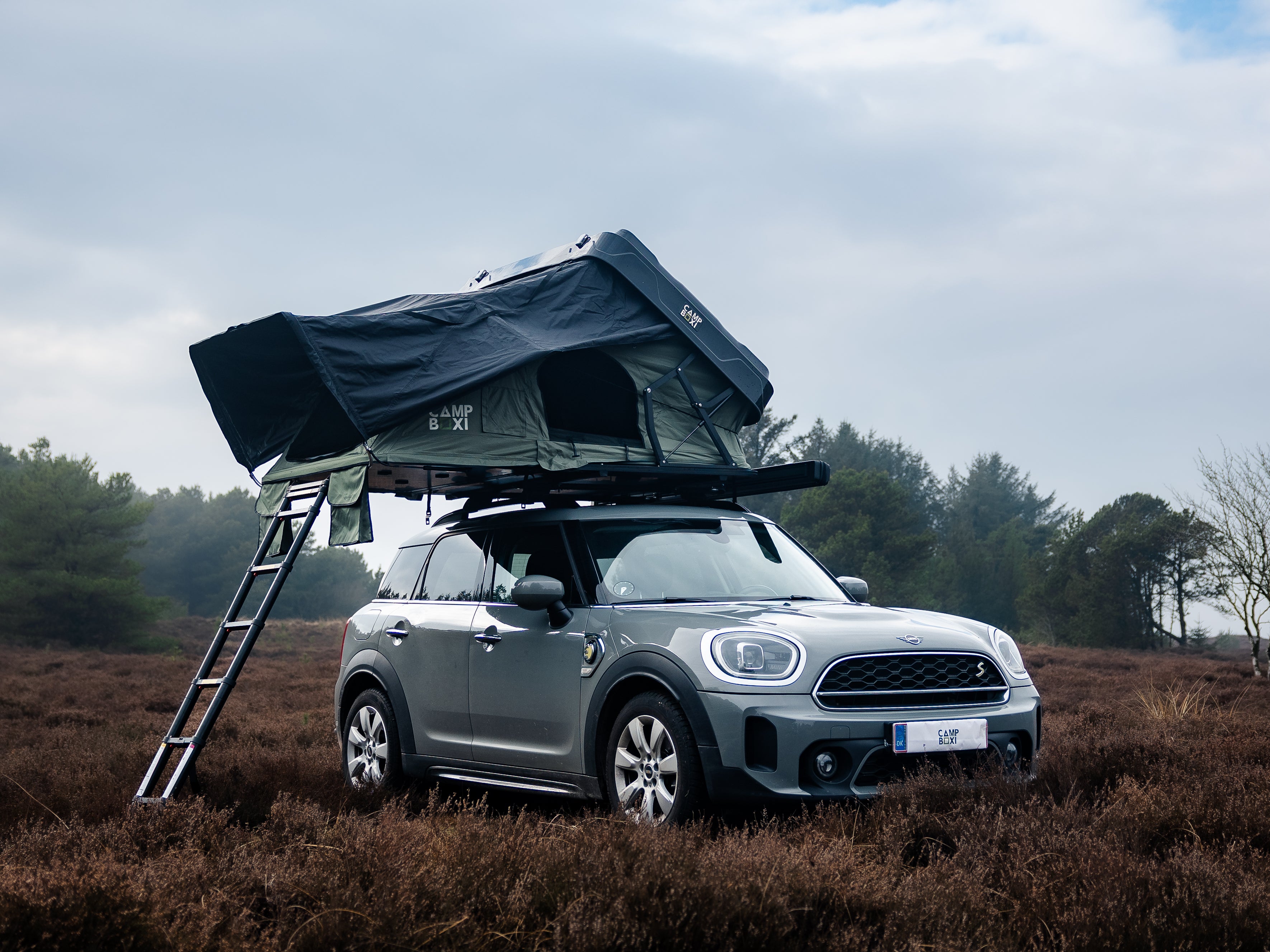 CampBoxi Nest 160 roof tent - All-in-one roof tent | Hydraulic opening | integrated window bars | comfort mattress