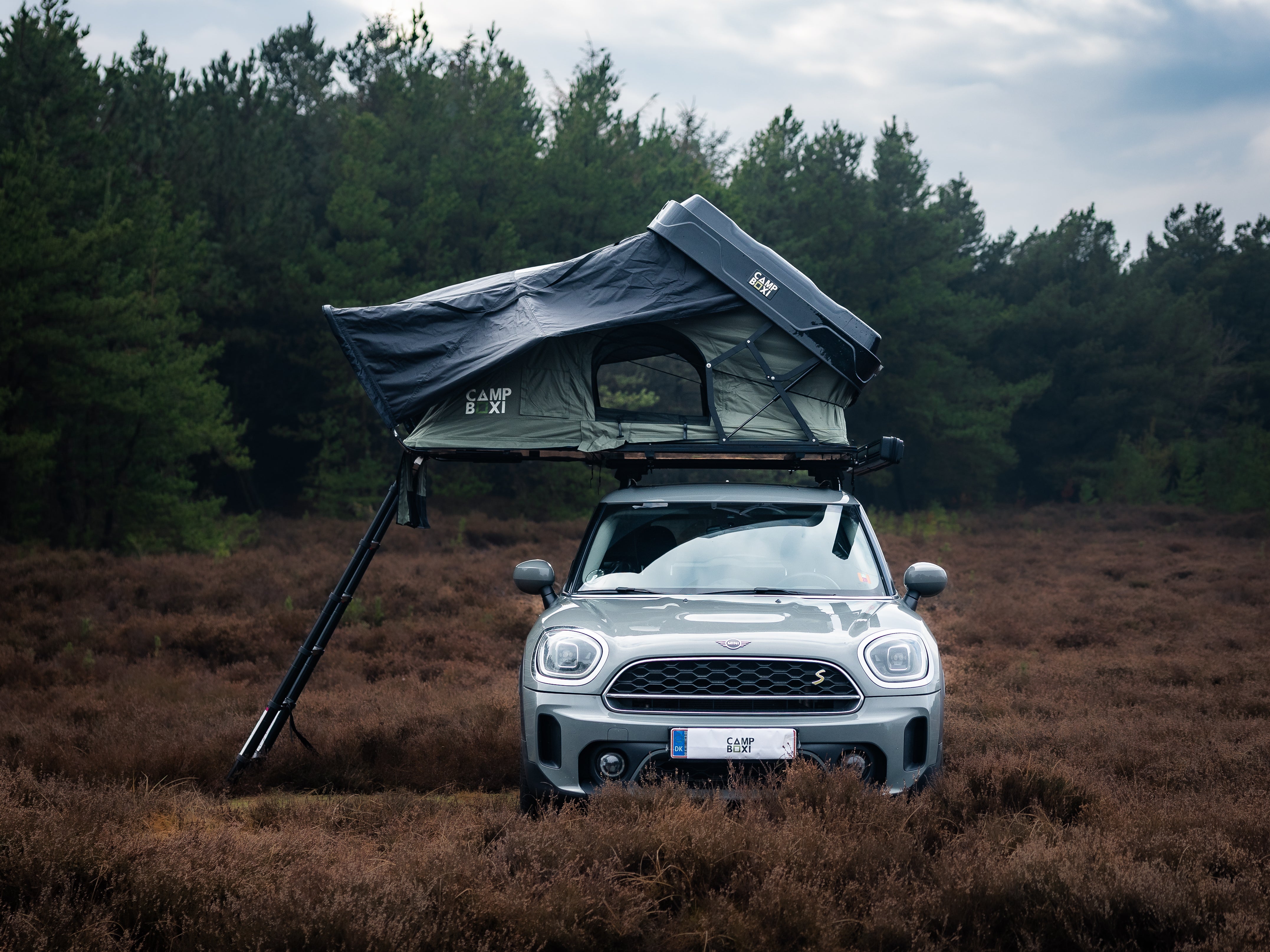 CampBoxi Nest 160 roof tent - All-in-one roof tent | Hydraulic opening | integrated window bars | comfort mattress