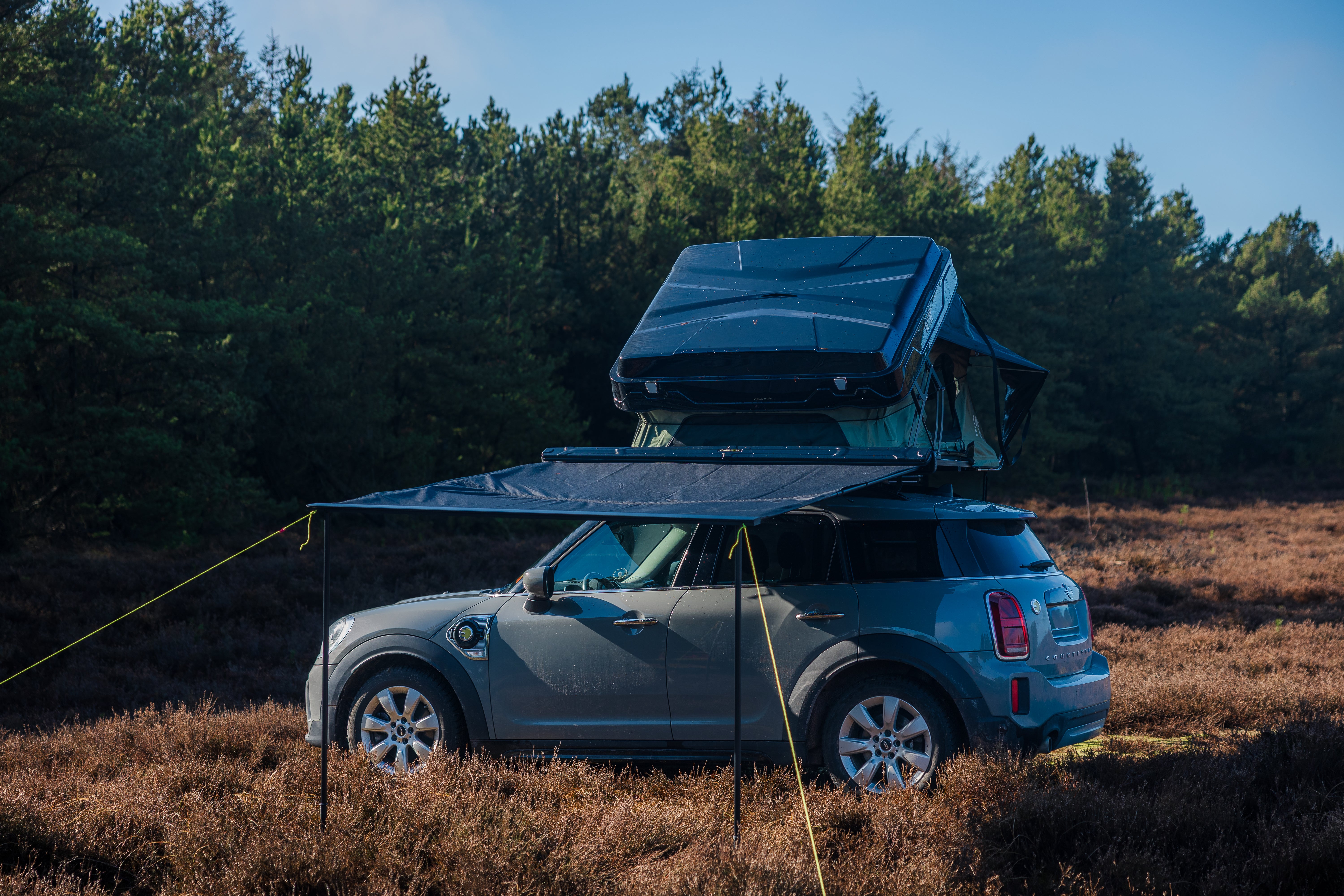 CampBoxi Uni-markise 200x250cm - Universel markise til alle slags biler