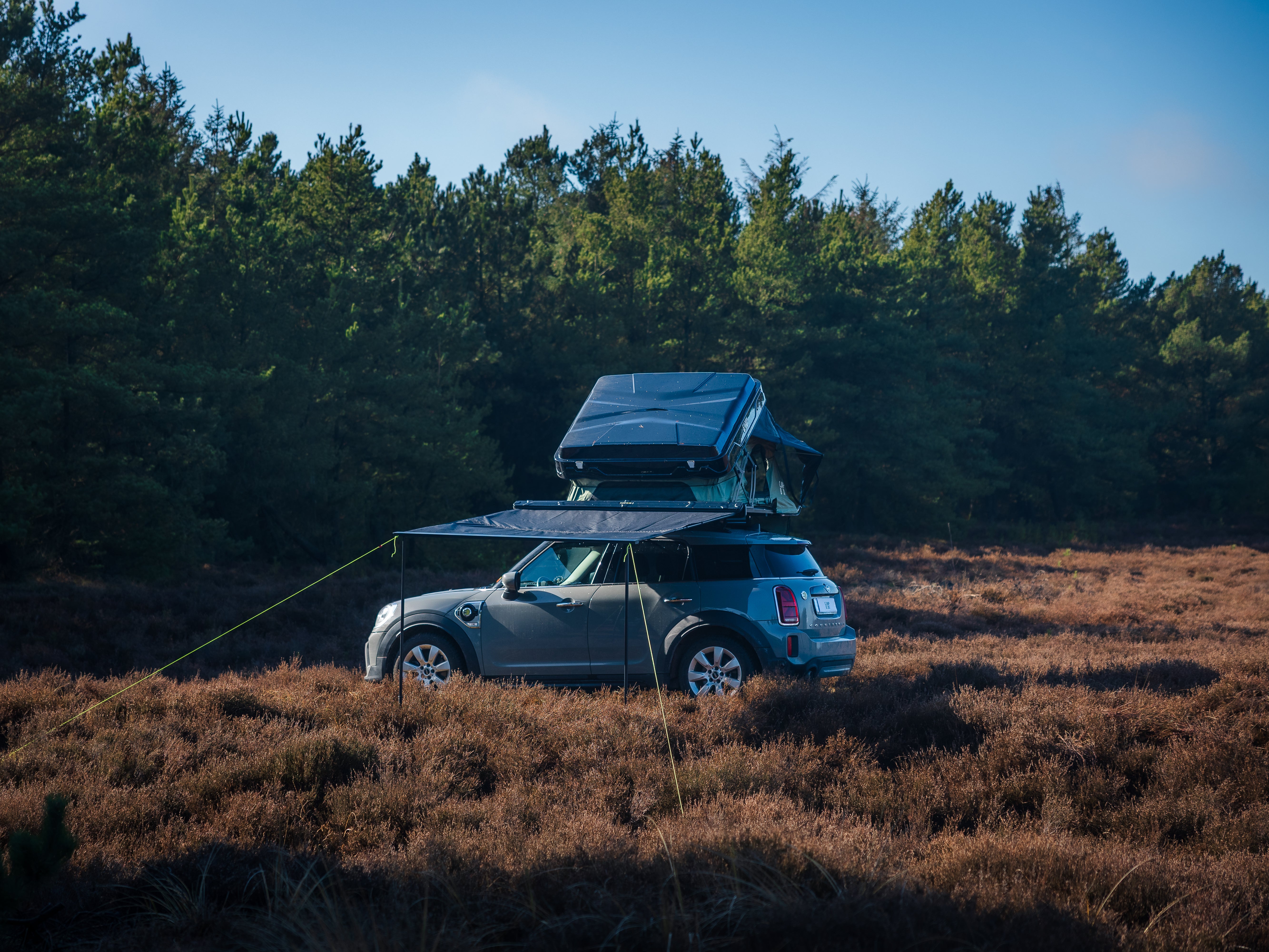 CampBoxi Uni-markise 200x250cm - Universel markise til alle slags biler