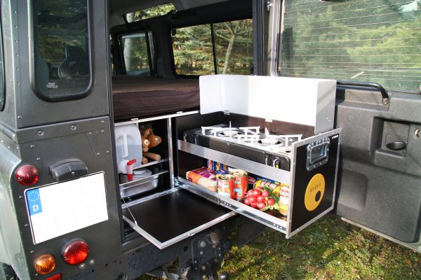 QUQUQ D-Box - Campervan modul til Landrover Defender