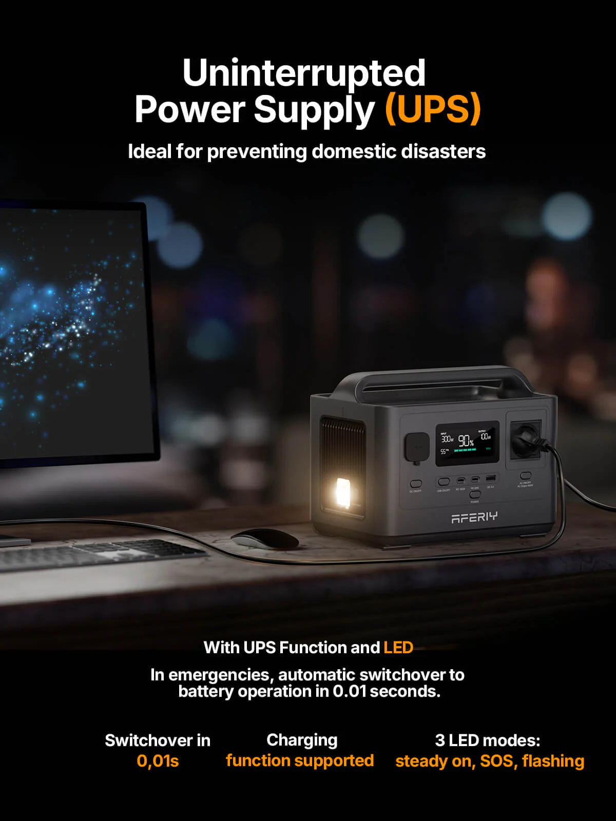 AFERIY P210 Portable Power Station 2400W 2048Wh