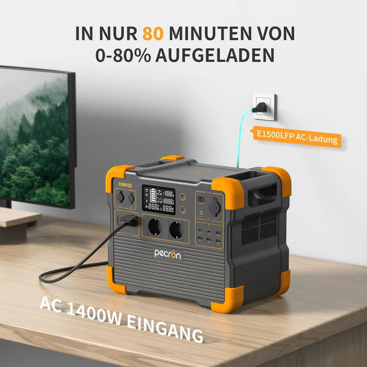 PECRON E1500LFP - Power station for all situations (2200W | 1536Wh)