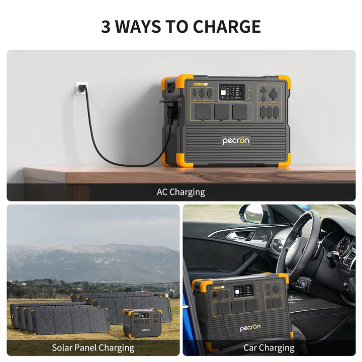 PECRON E3600LFP Portable Power Station 3600W 3072Wh