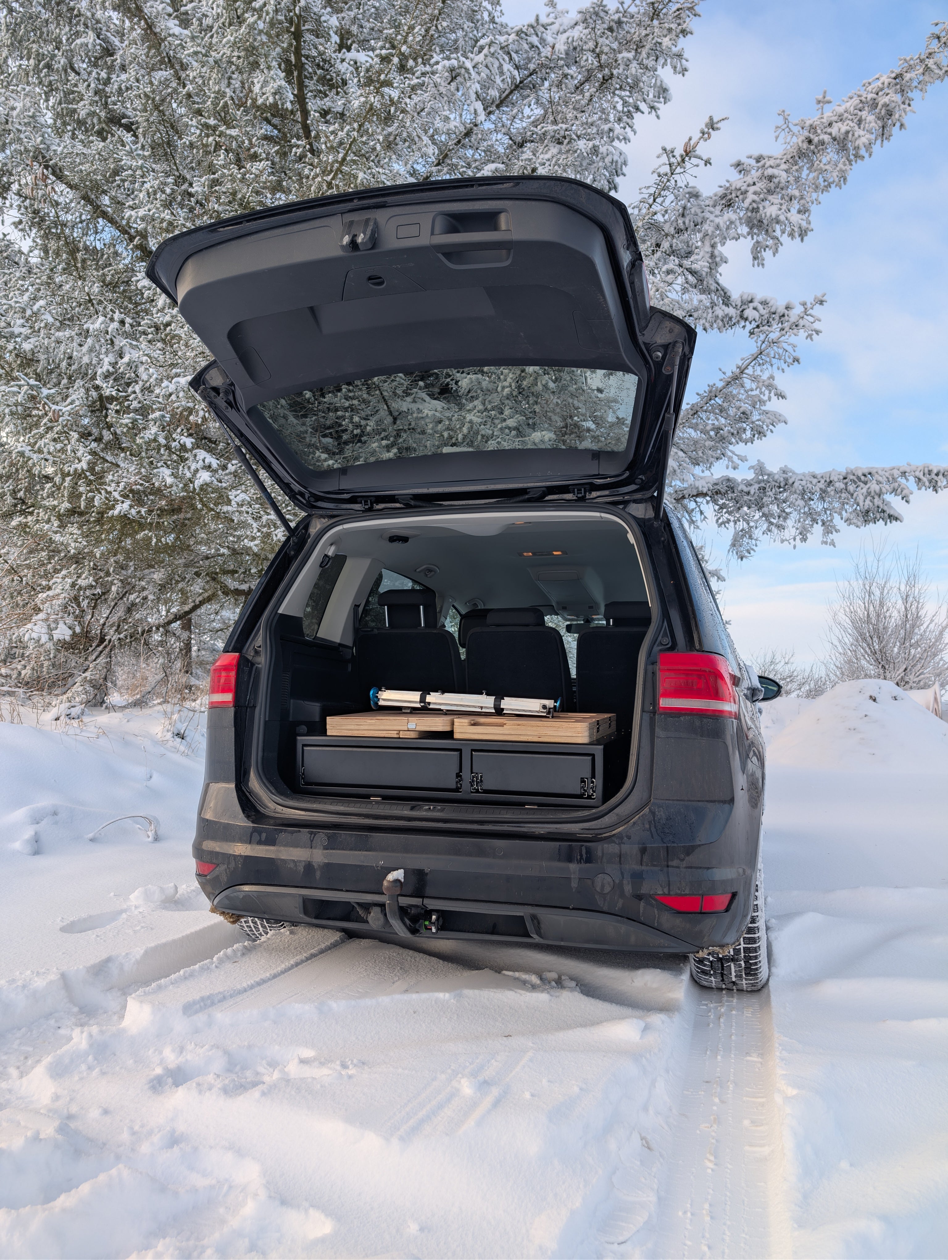 CampBoxi Kitchenfit - Alt-i-ét Campervan Modul til hverdagsbiler