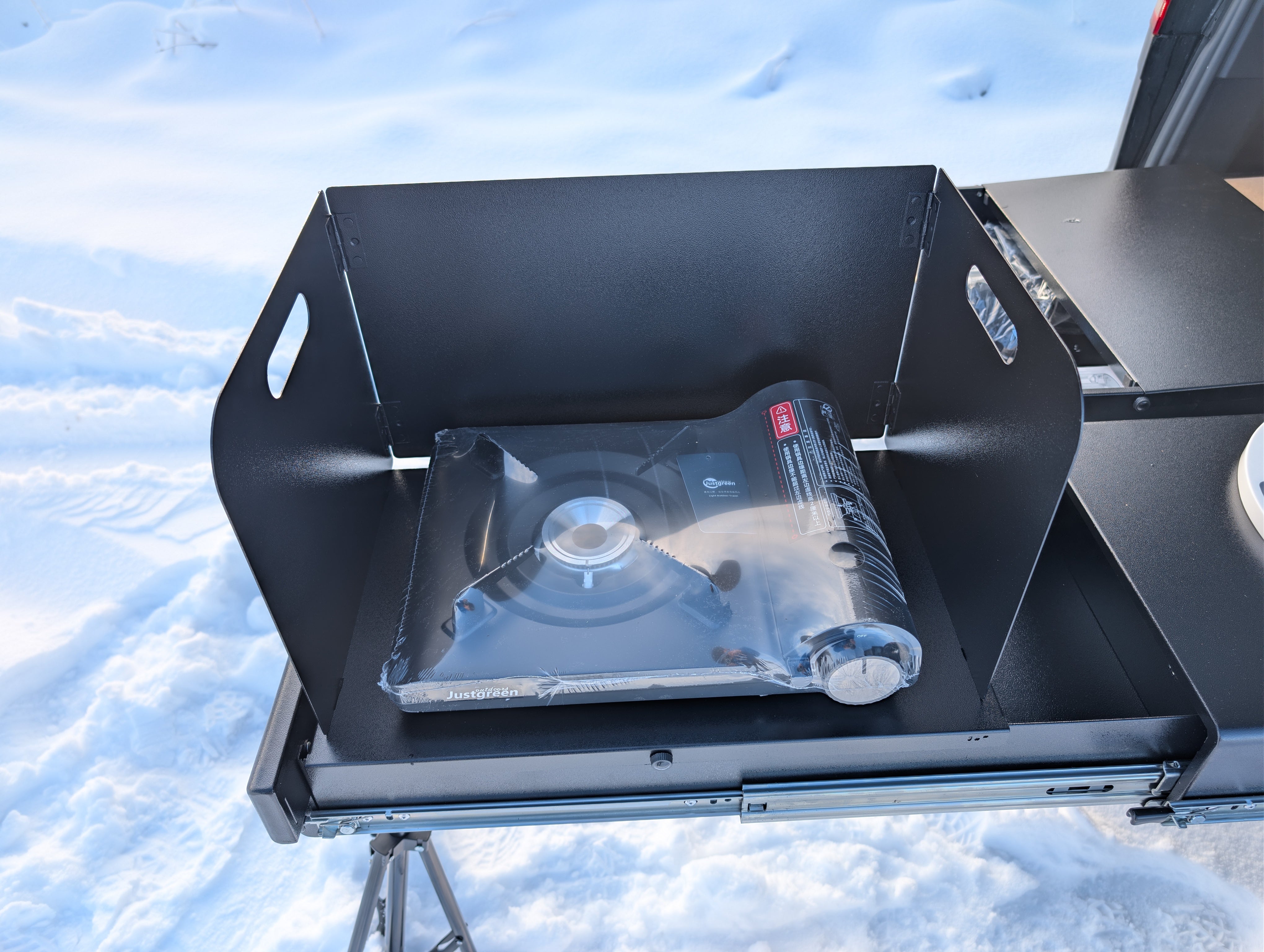 CampBoxi Kitchenfit - Alt-i-ét Campervan Modul til hverdagsbiler