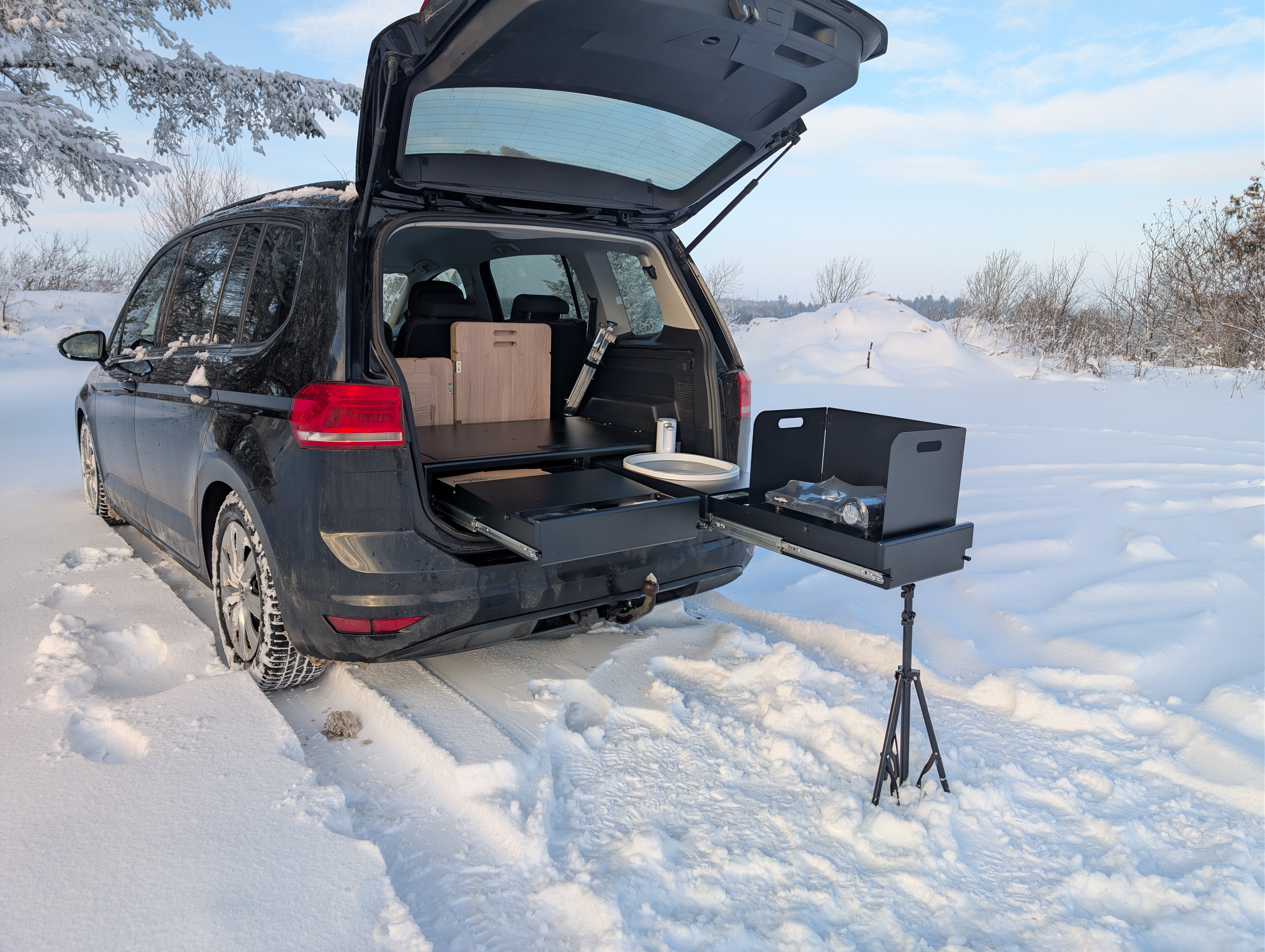 CampBoxi Kitchenfit - Alt-i-ét Camper Box til hverdagsbiler