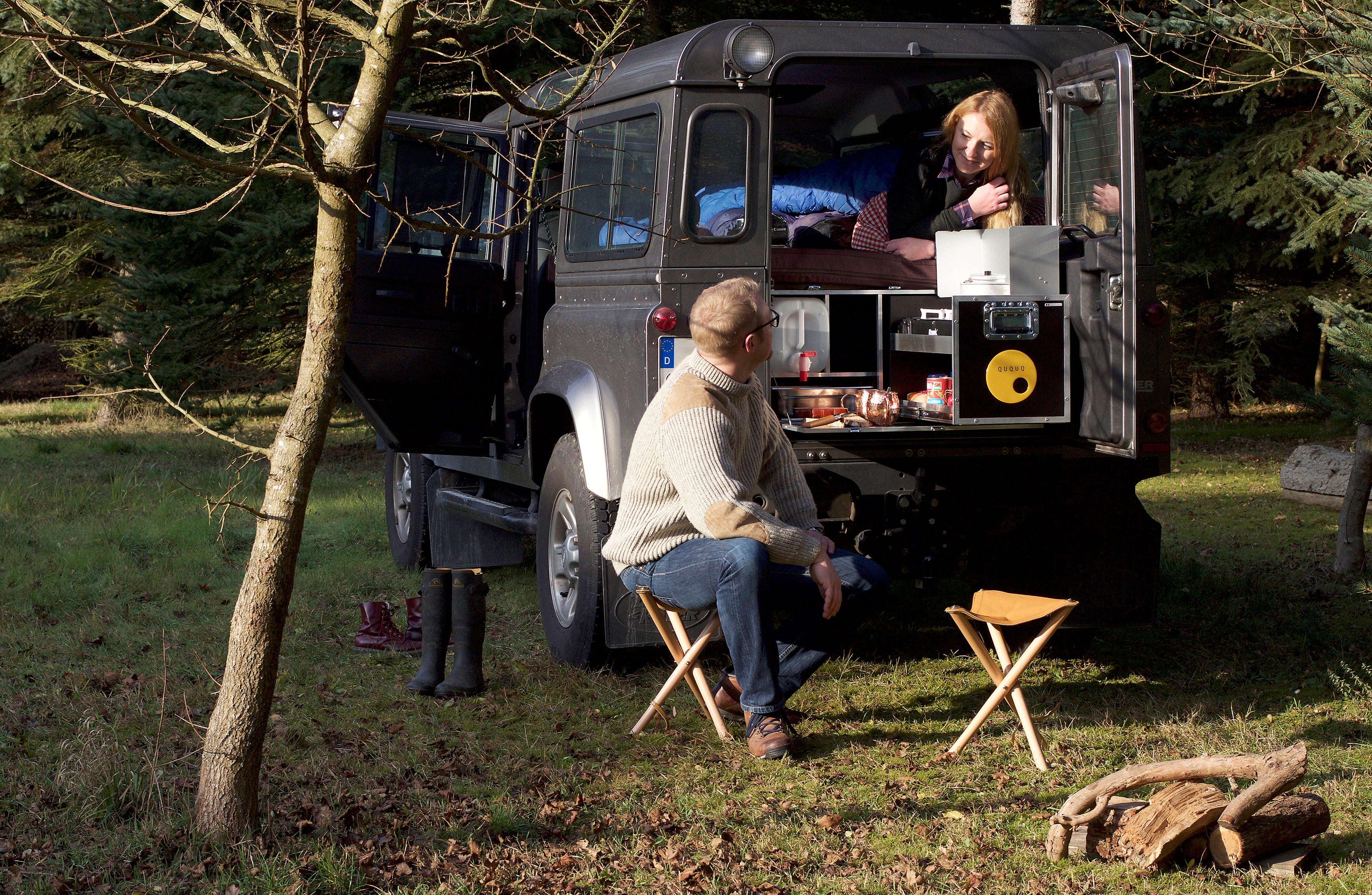 QUQUQ D-Box - Campervan module for Landrover Defender