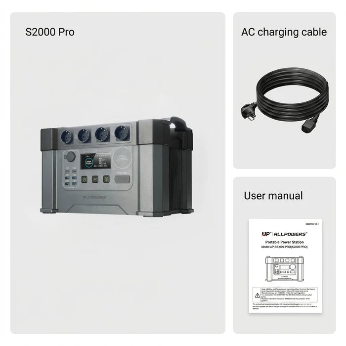 ALLPOWERS S2000 Pro Power Station 2400W 1451Wh