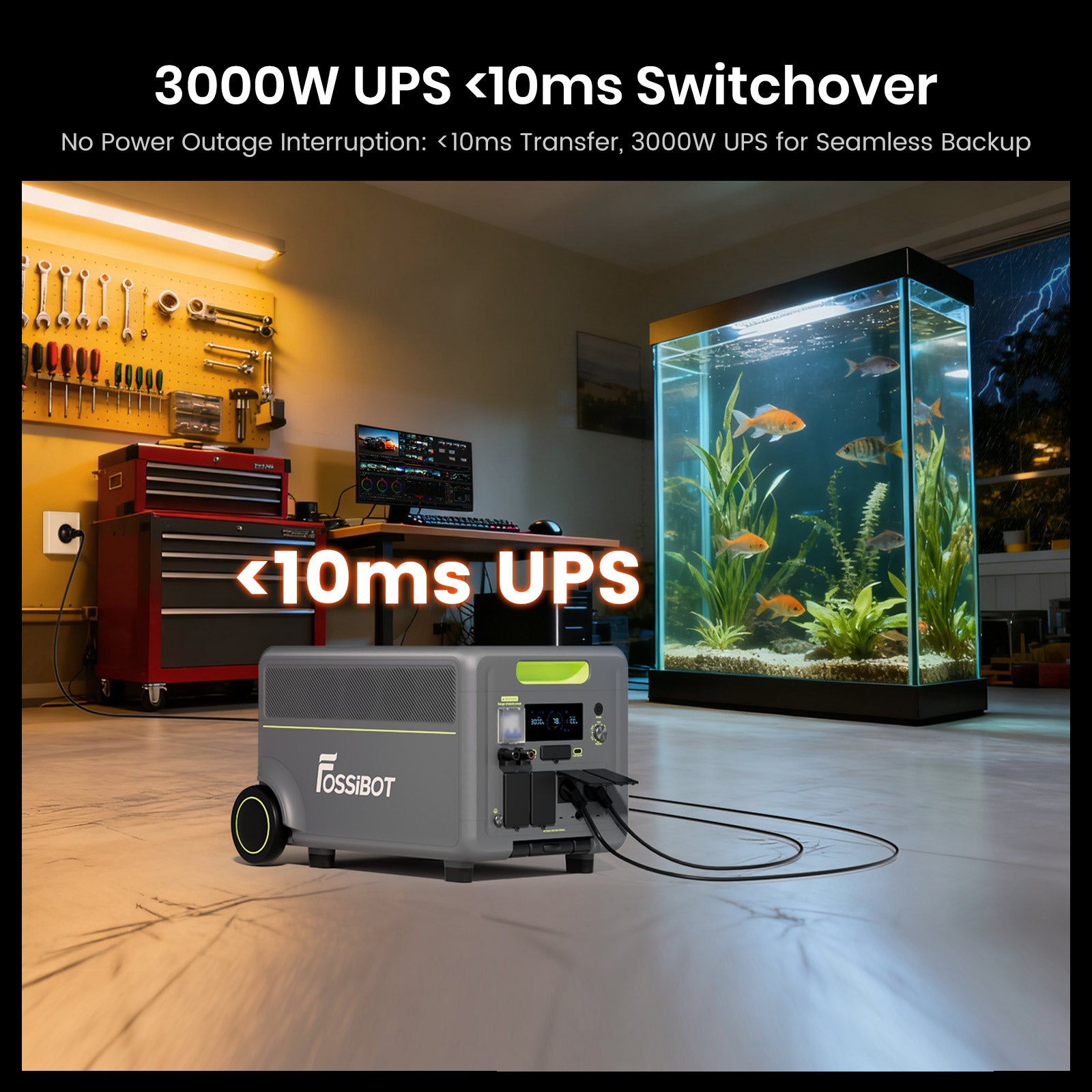 FOSSiBOT F7200 Transportabel Power station 5222.4Wh | 7200W