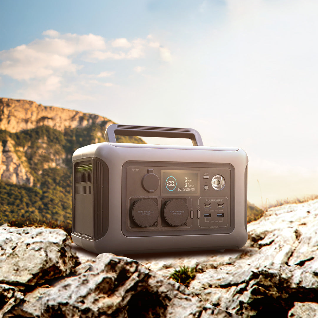 ALLPOWERS R600 Power Station 600W 299Wh LiFeP04 Battery